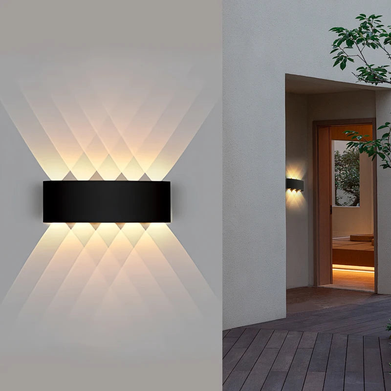 LED Wall Lamp — Outdoor/Indoor Up-Down Light for Home & Garden